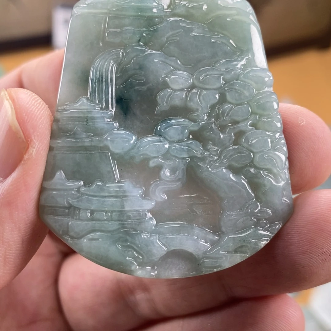 颈饰未镶嵌翡翠翡翠