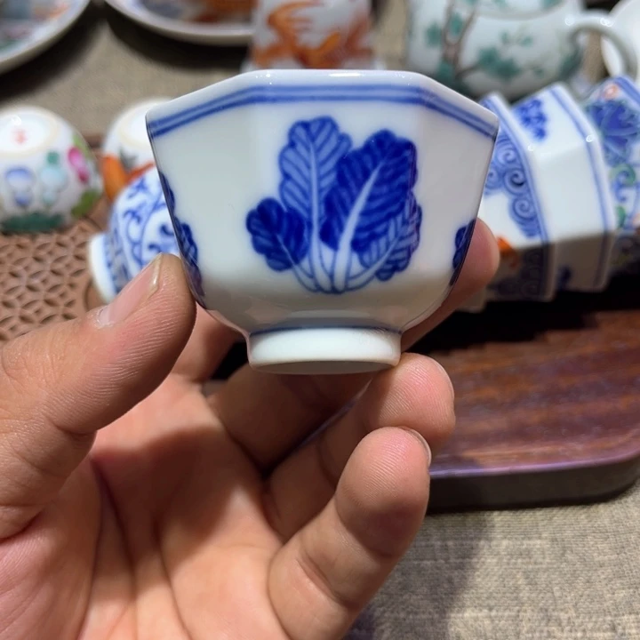 纯手绘精品盖碗杯