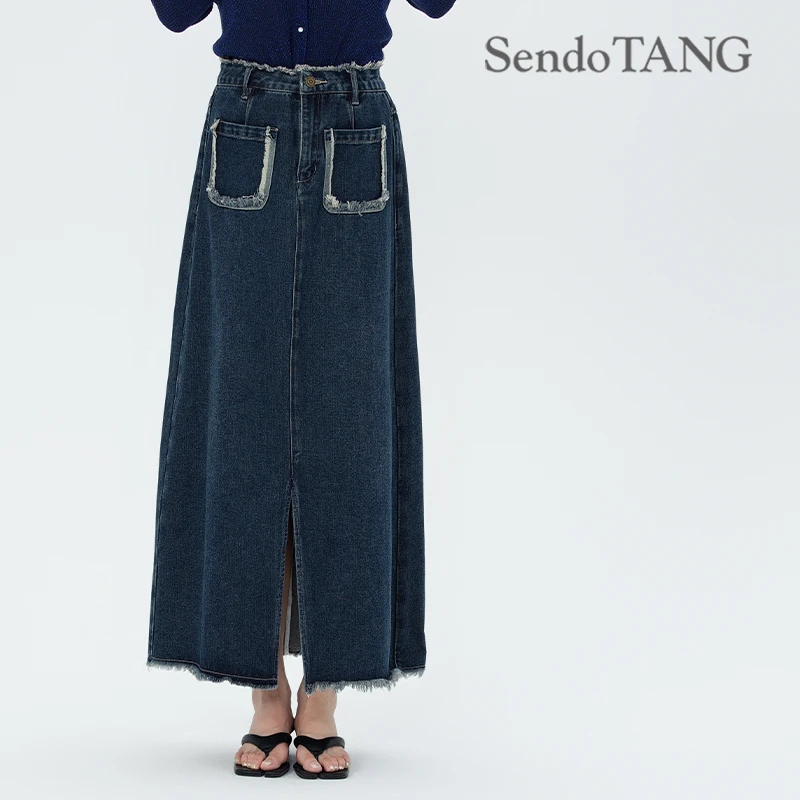 【珊瑚岛】胖多家大码女装气质设计感时尚微胖宽松显瘦半身裙