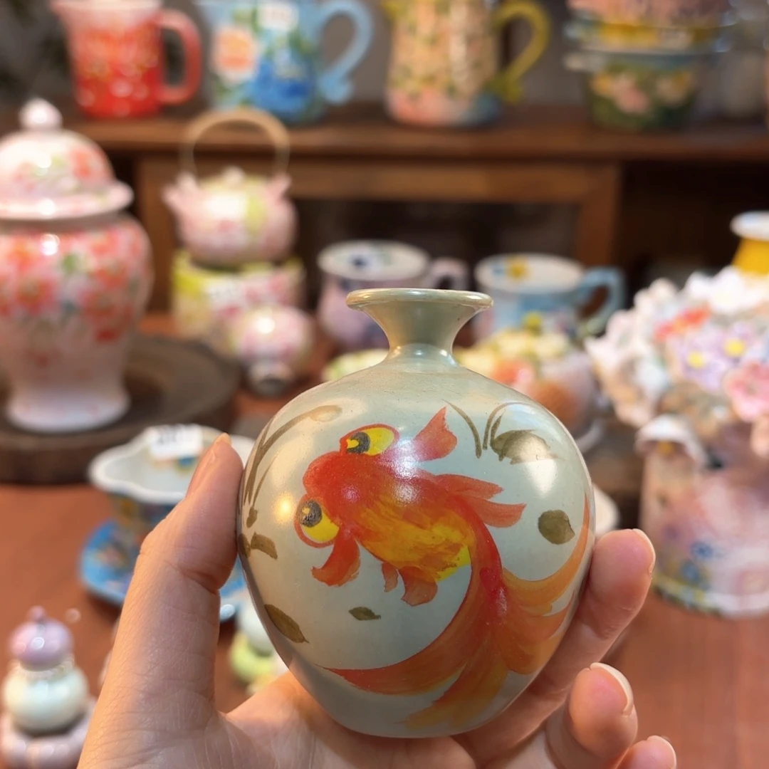 景德镇手绘高温釉下彩陶瓷茶具