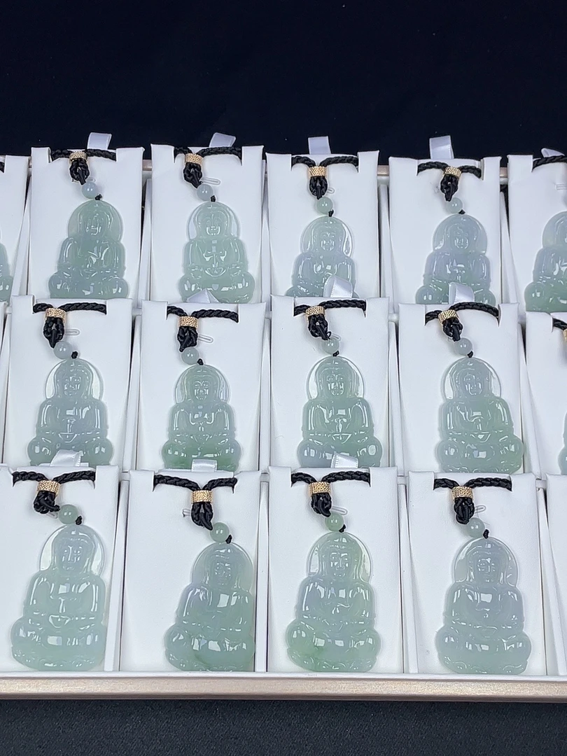 Y5K001翡翠冰绿观音+（多样性发其一）