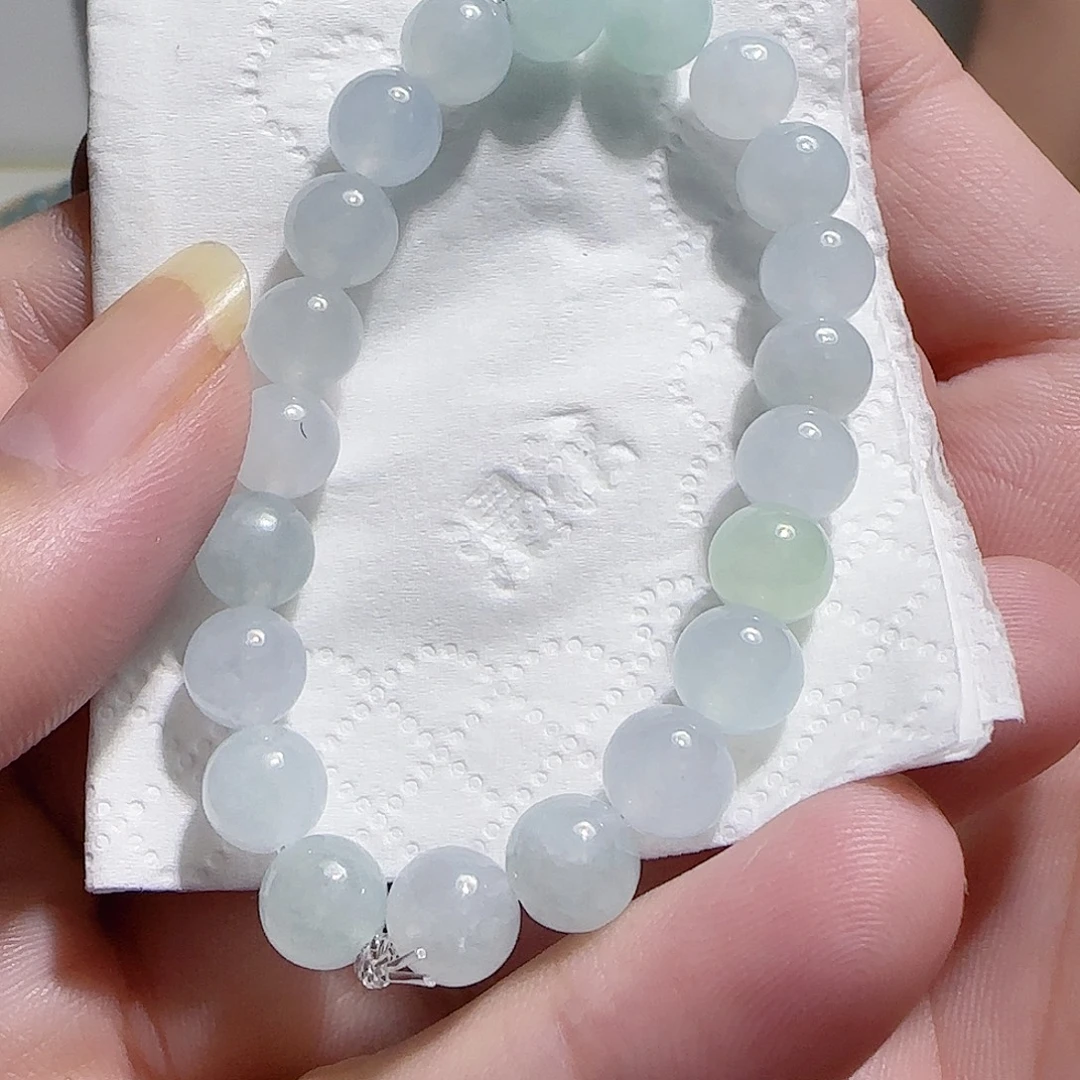 翡翠未镶嵌颈饰手串