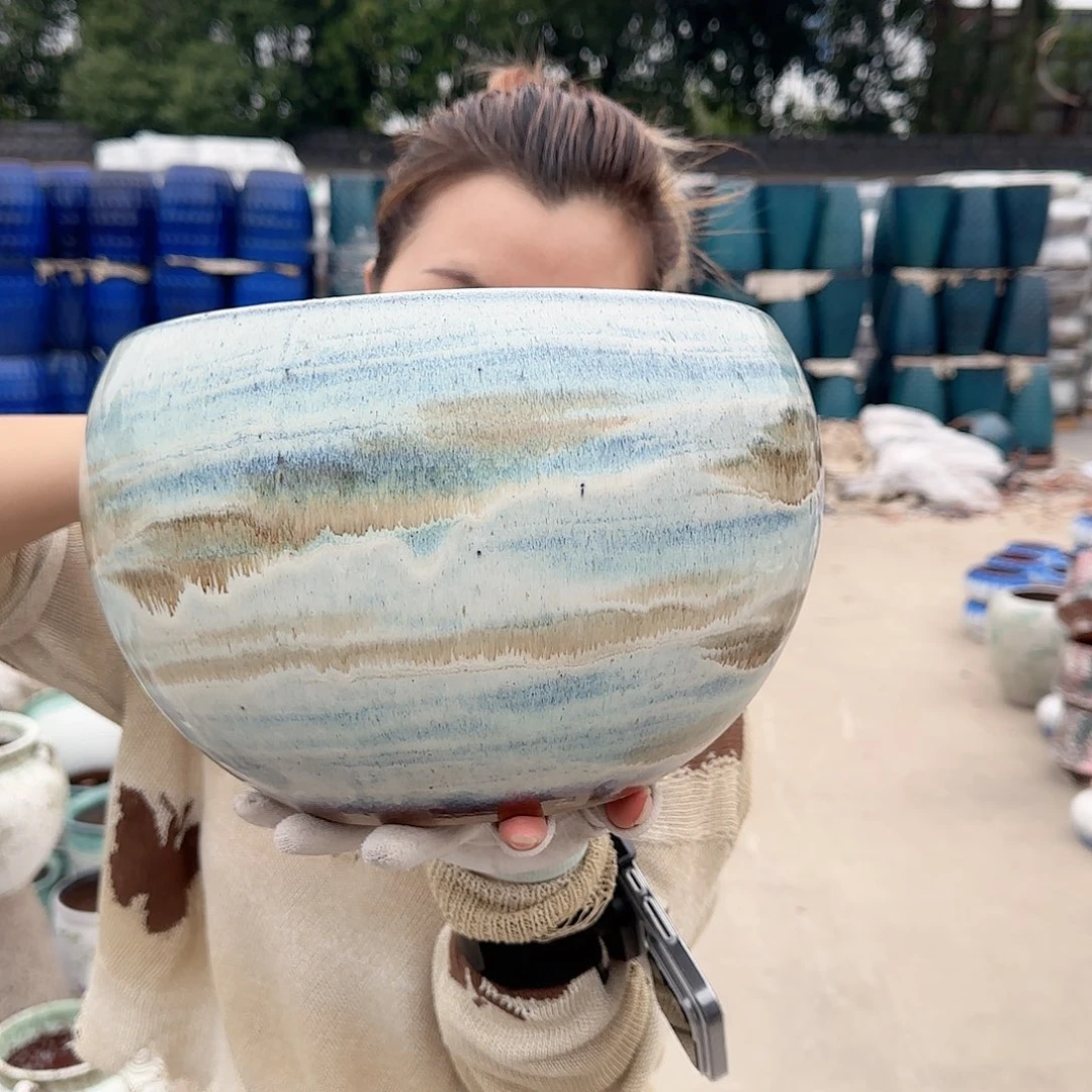 王嫂花盆1013-317高19口25