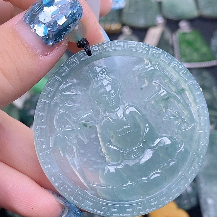翡翠未镶嵌颈饰0000000000012