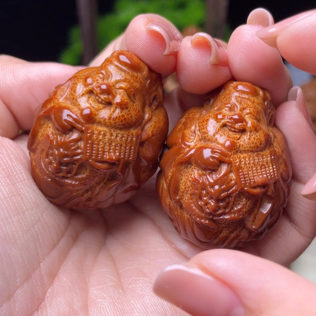 吊坠橄榄核龙财手球