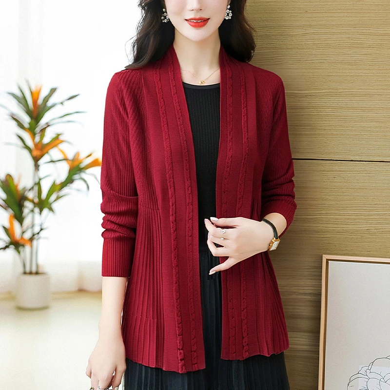 冰丝针织开衫女中长款夏季2025新款宽松胖mm大码披肩防晒长袖外套