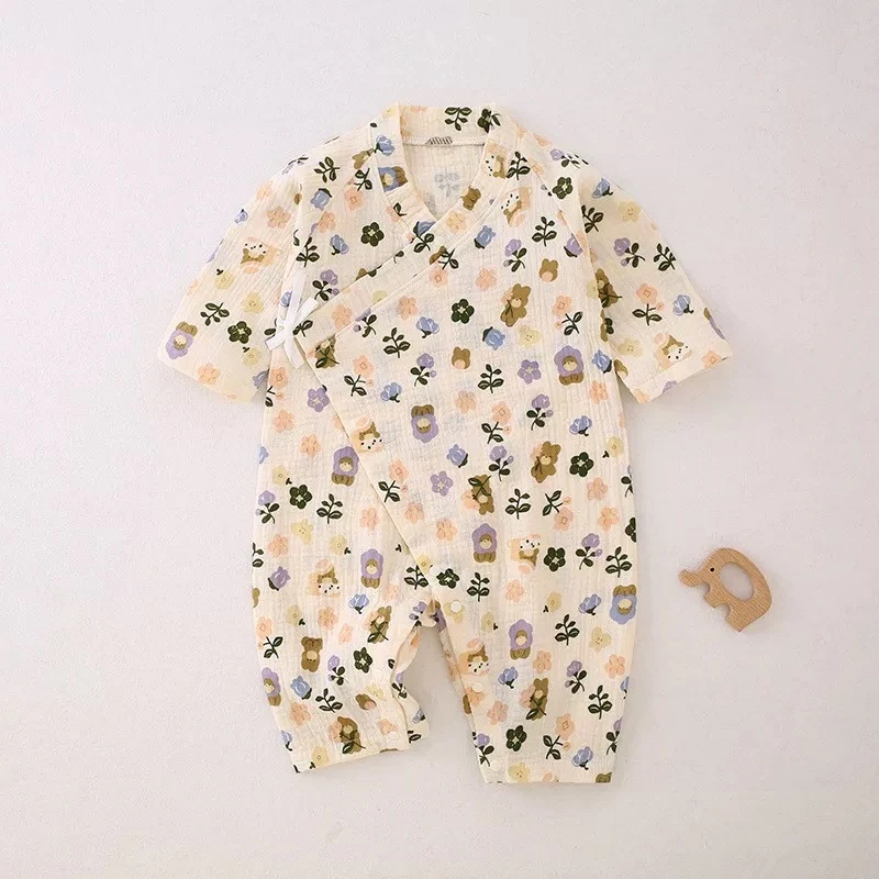 【131,108】系带偏开，婴儿衣服夏季薄款