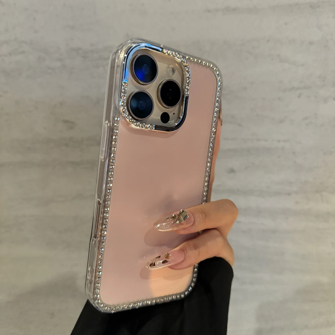 新款高级双面镶钻适用iPhone16手机壳14苹果15promax高颜值13全包