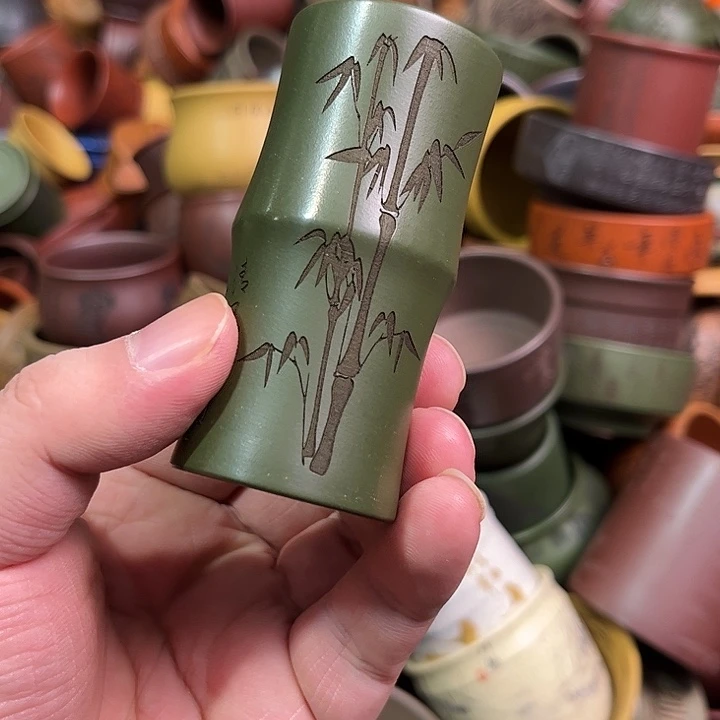 紫砂茶杯全手工紫砂主人杯