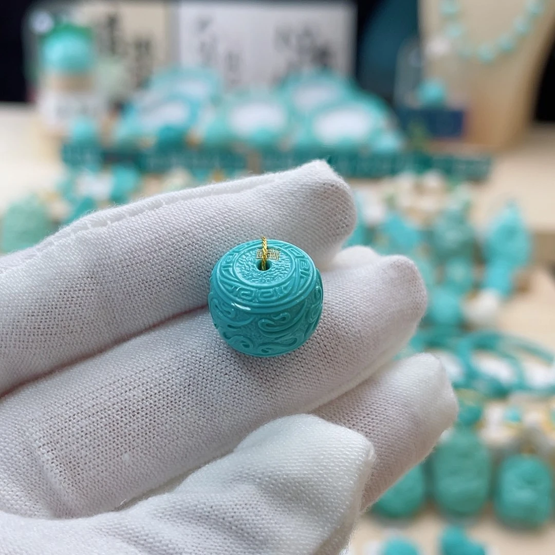 绿松石珠宝奇石未镶嵌