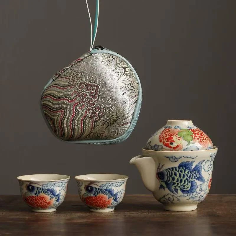 龙鱼旅行套装1670便携式防烫