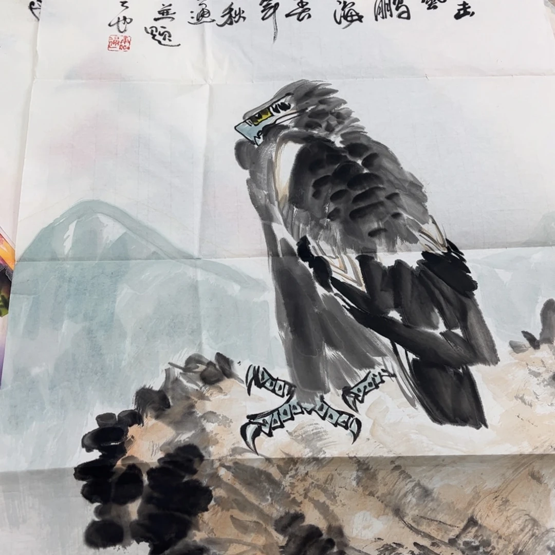 国画纯手绘无边框作品2