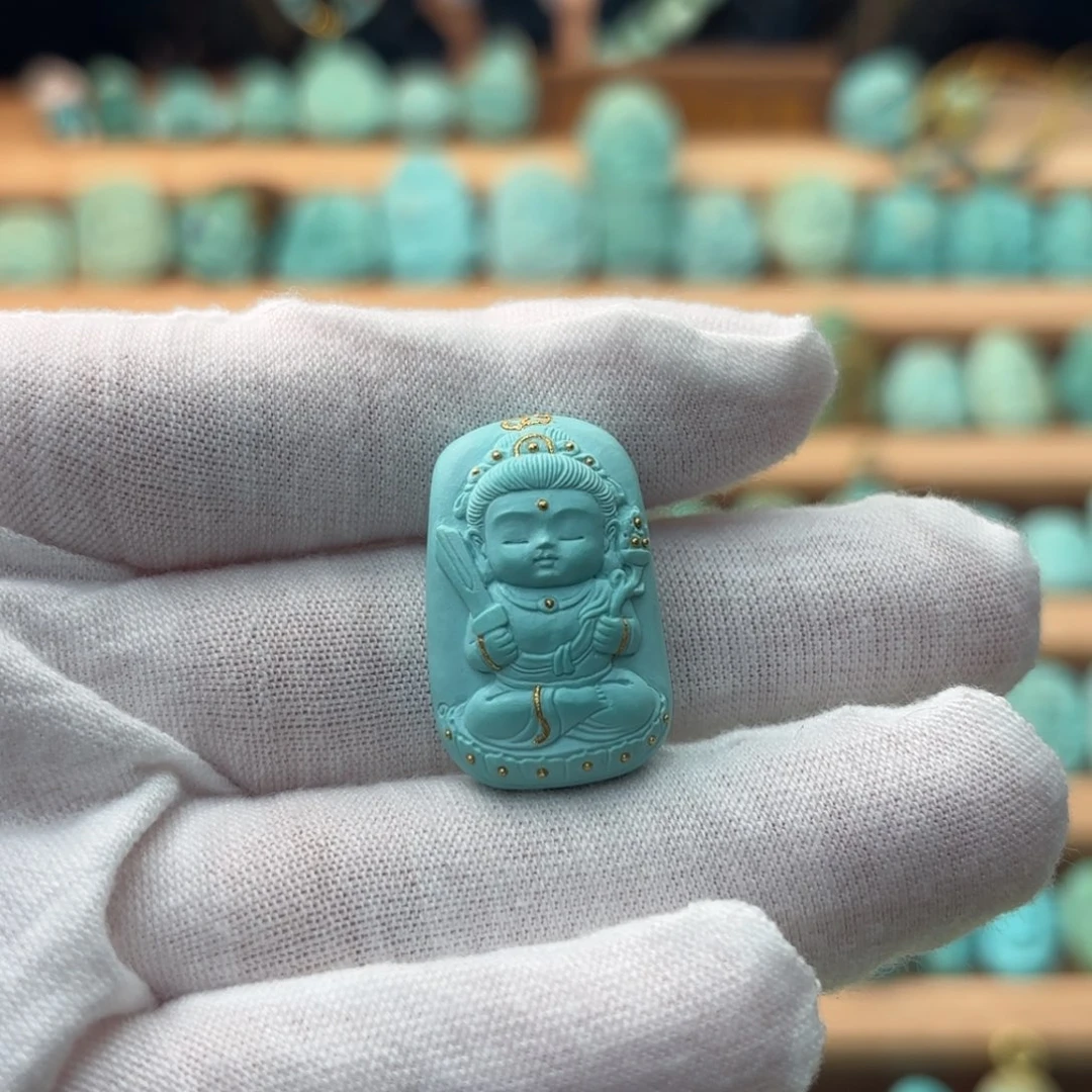 绿松石未镶嵌配饰