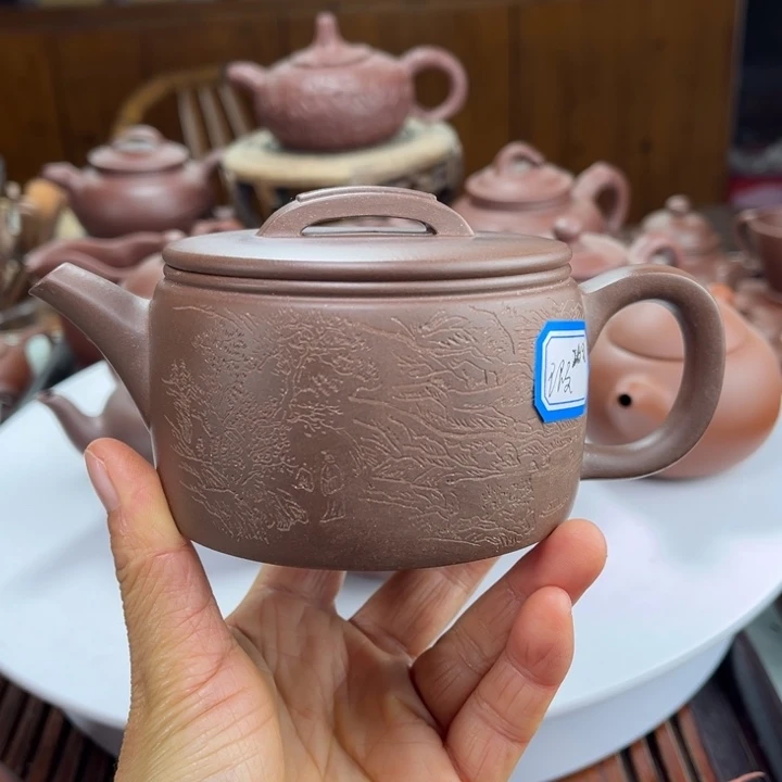 紫砂茶宠紫砂花茶