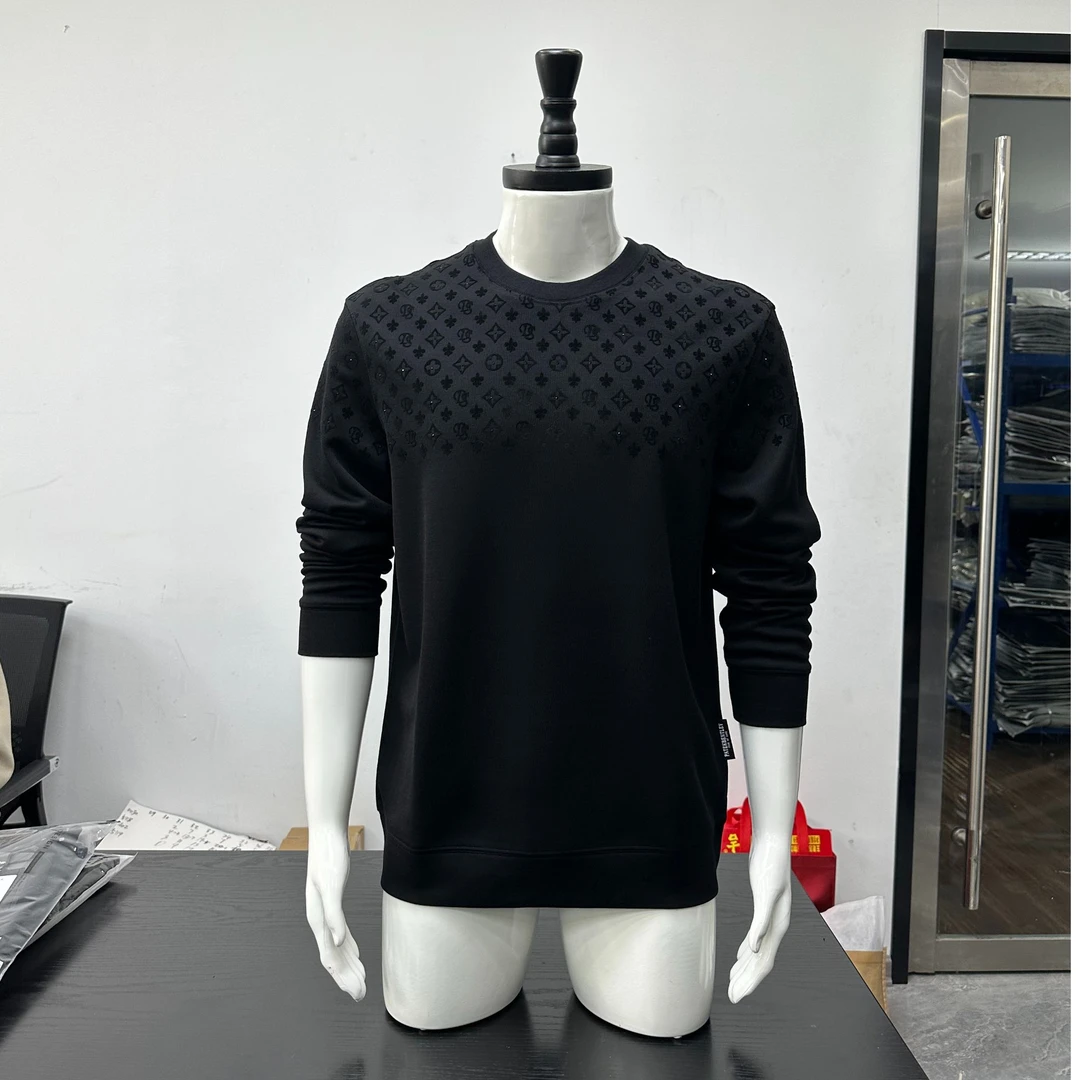 007男士高品质欧货卫衣长袖时尚春季潮流圆领套头