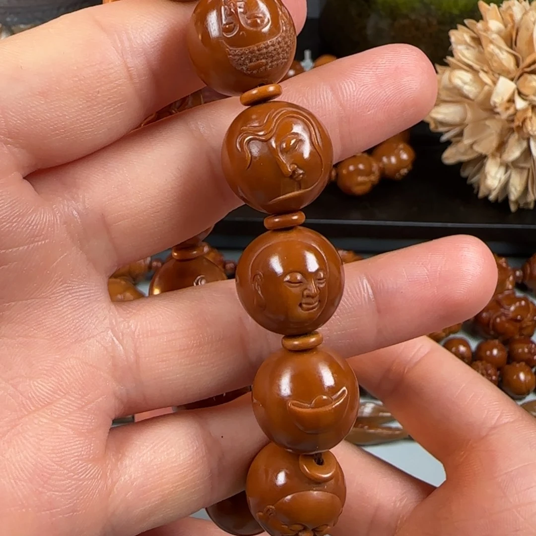 橄榄核手串/手链彩云 16正圆群仙会