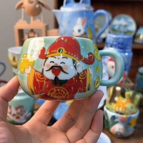 炉景德镇釉下手绘陶瓷
