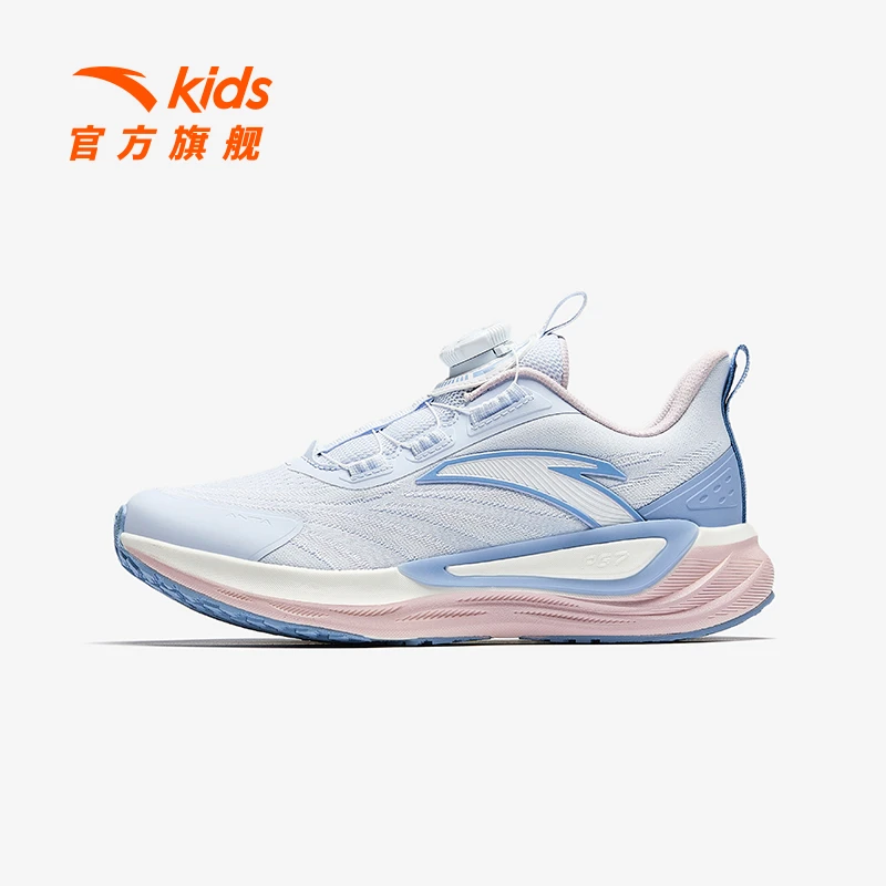 安踏儿童女大童跑鞋2025春季新款舒适防滑耐磨青少年轻盈运动跑鞋