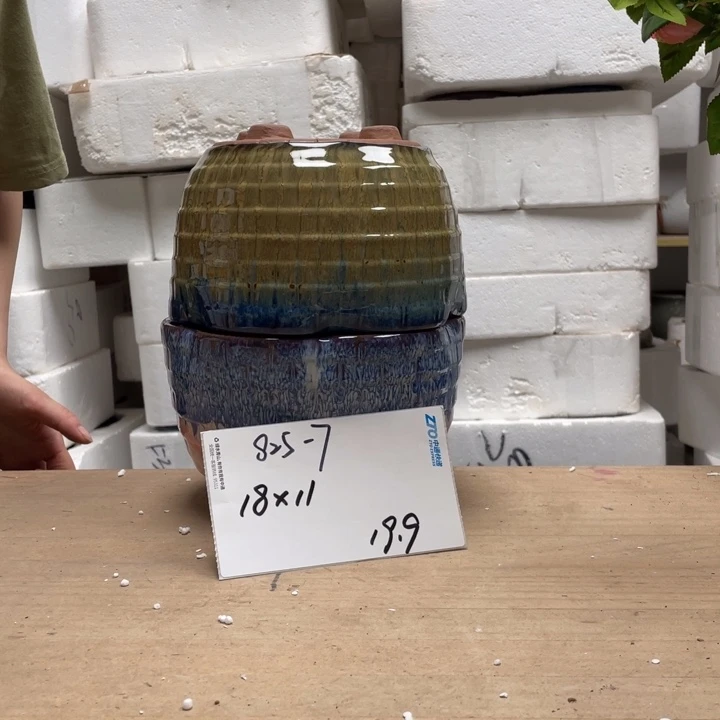粗陶多肉花盆微瑕7