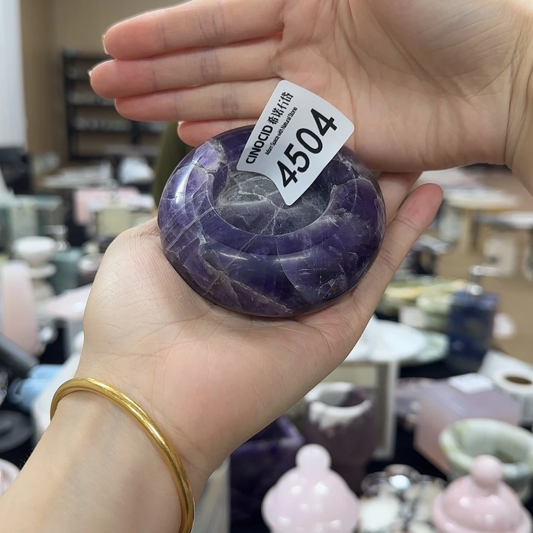 石材吖*紫水晶嘟嘟4504