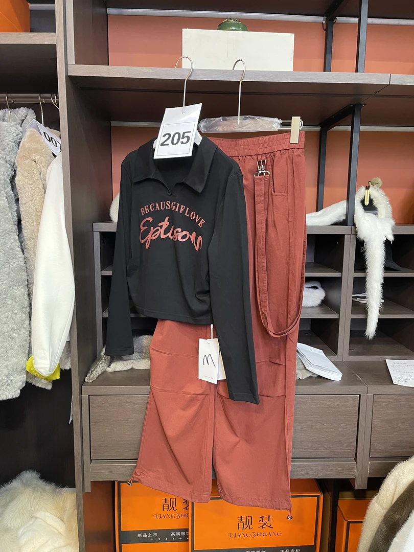205百搭灰色家居服春夏工装风潮流上衣休闲套装时尚套装时尚