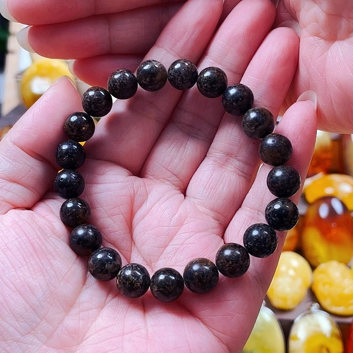 未镶嵌颈饰琥珀休**光手串