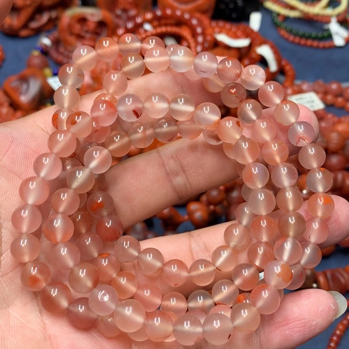 南红玛瑙未镶嵌手串8mm