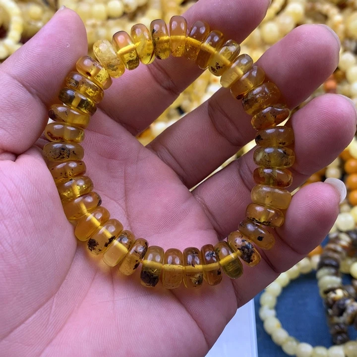 琥珀未镶嵌珠宝奇石