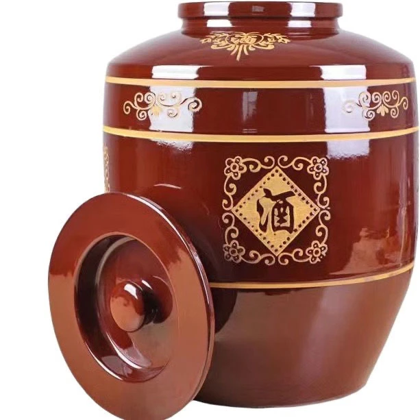 子藏酒酒坛存酒泡酒小清新酒缸陶瓷加厚家用泡酒坛密封带盖