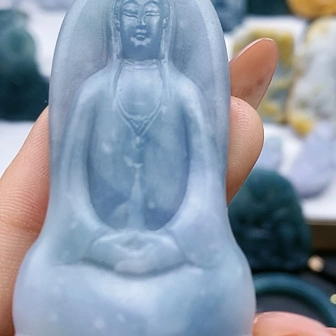 定制翡翠未镶嵌观音