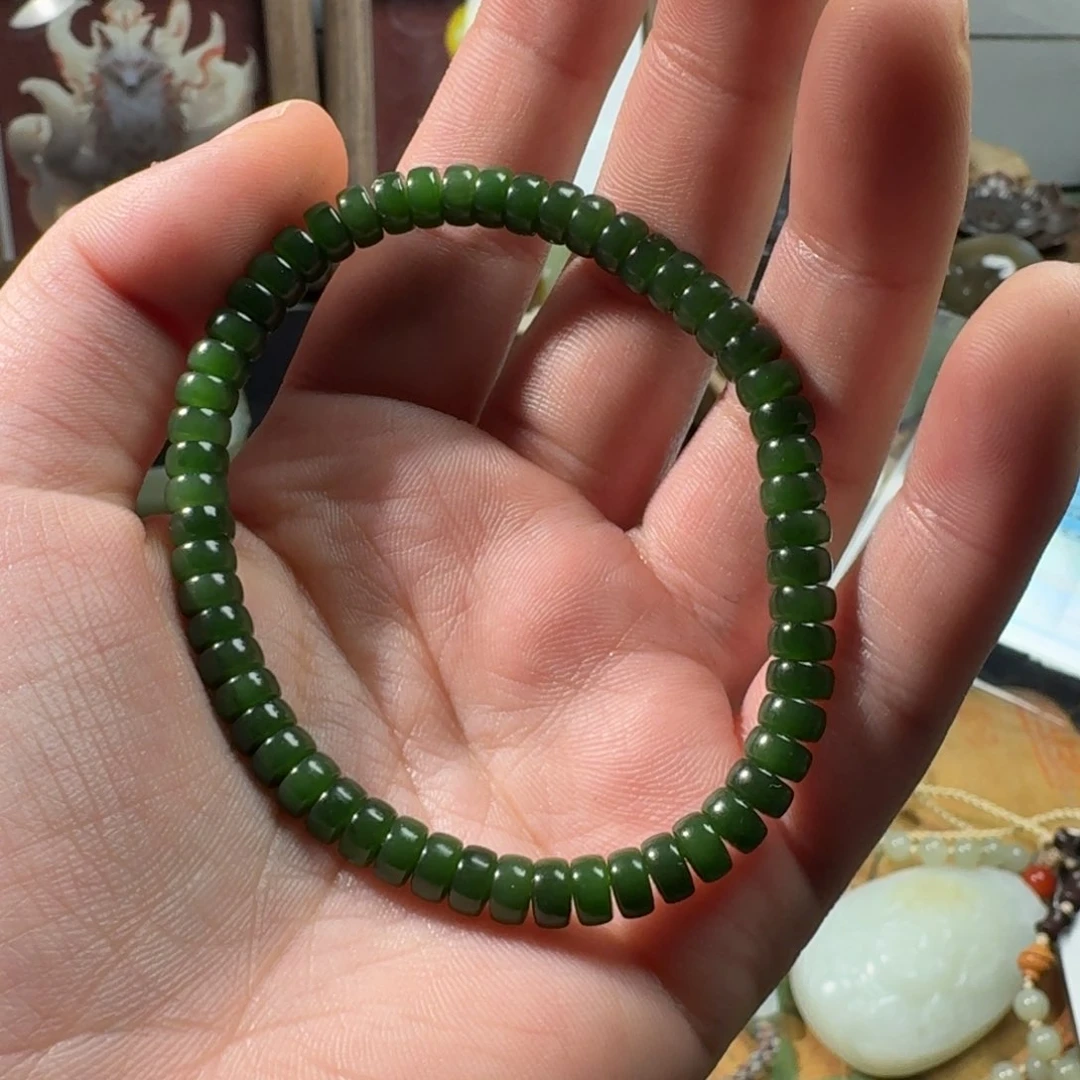 和田玉手串未镶嵌
