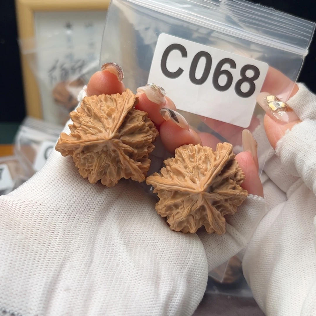 把件文玩核桃40盘山三棱c068