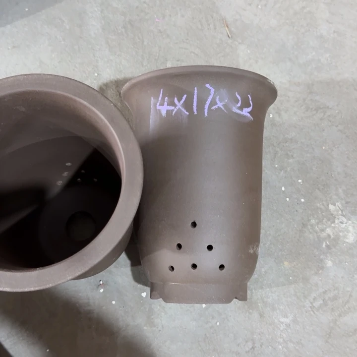 紫砂花盆22/17/14