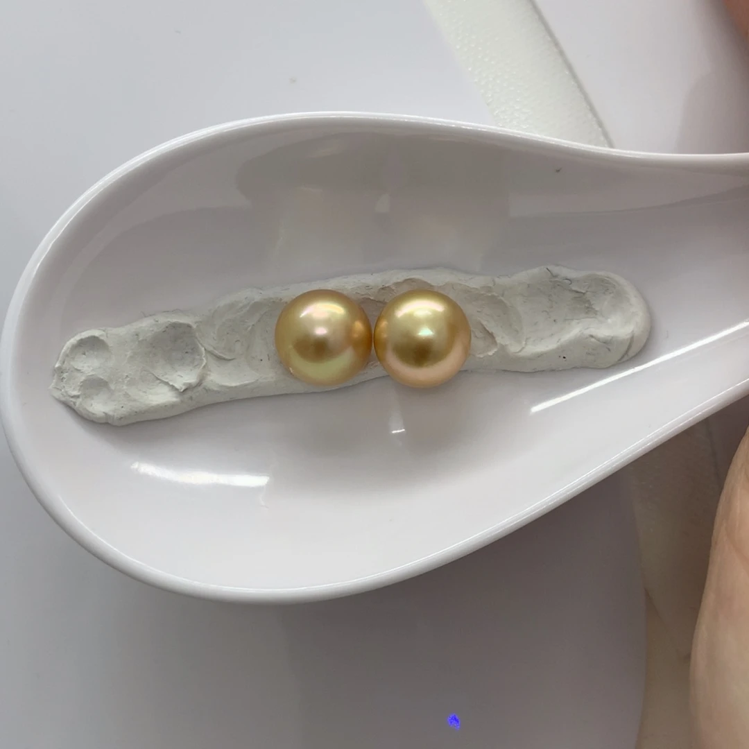 耳饰海水珍珠银S925镶嵌