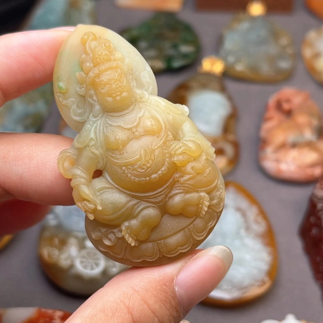 定制翡翠未镶嵌黄****