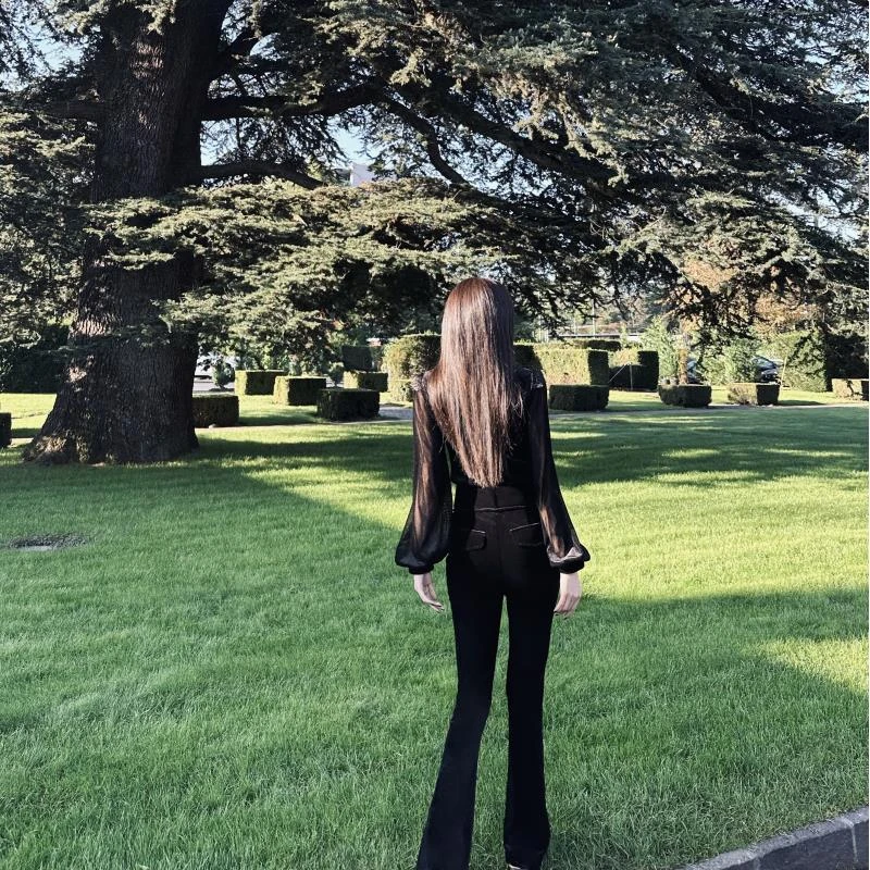 SEJI/瑟纪2.24【漫画腿】重工气质微喇裤