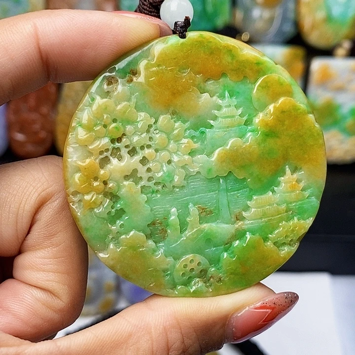 定制翡翠未镶嵌翡翠A货一物一证