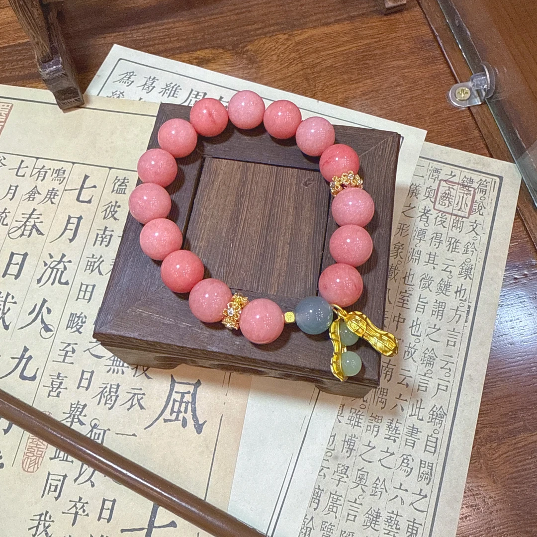 非金属仿水晶手链 【周周吖工作室】樱落手串