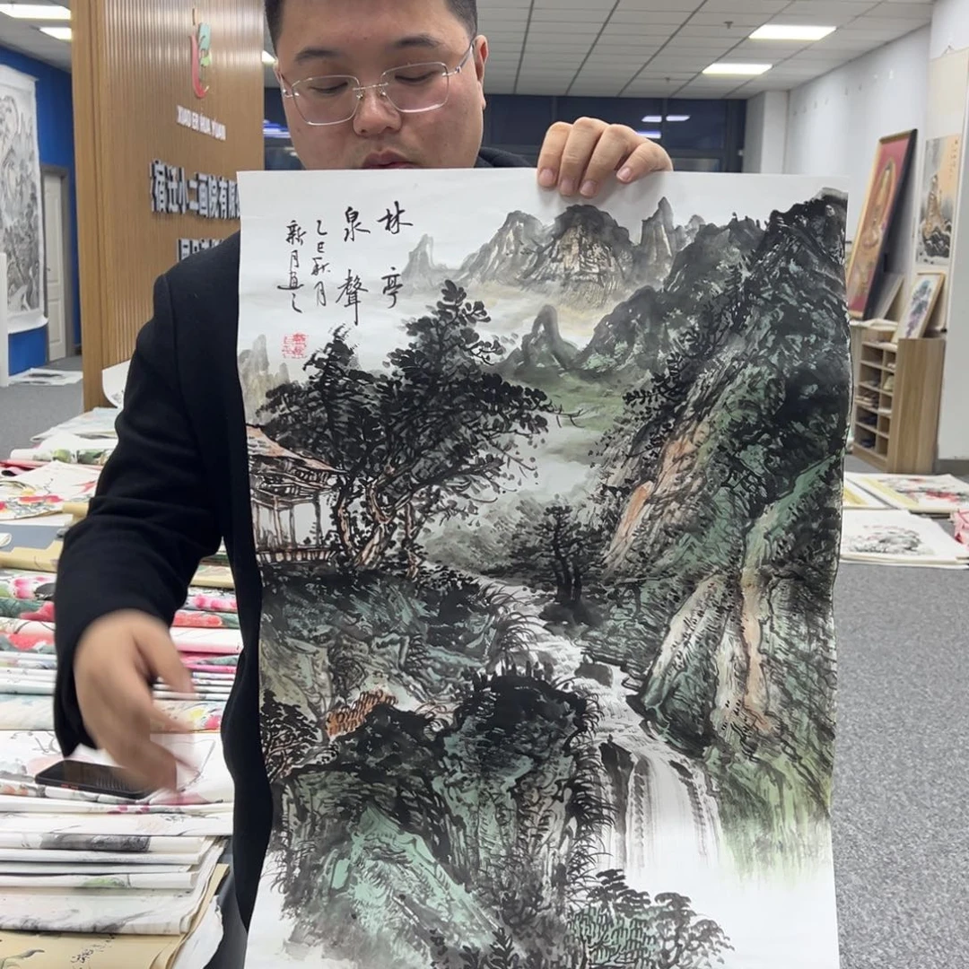 国画纯手工字画制作