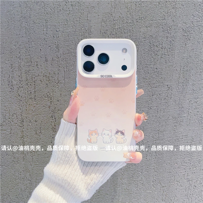 磨砂彩银适用苹果17/iPhone/华为荣耀/OPPO/VIVO/小米手机壳保护