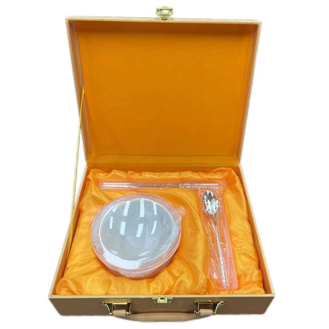 百福碗筷三件礼盒套装-HG