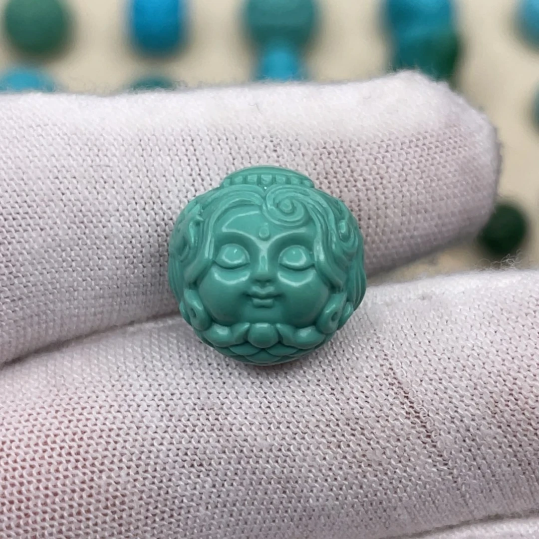 绿松石挂件未镶嵌14mm