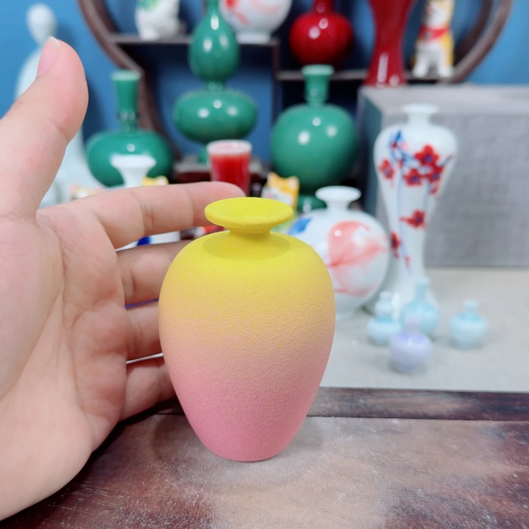 陶瓷手工小花器摆件