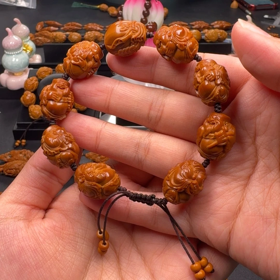 橄榄核手串/手链小籽财神