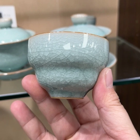 瓷片陶瓷茶具汝瓷茶具