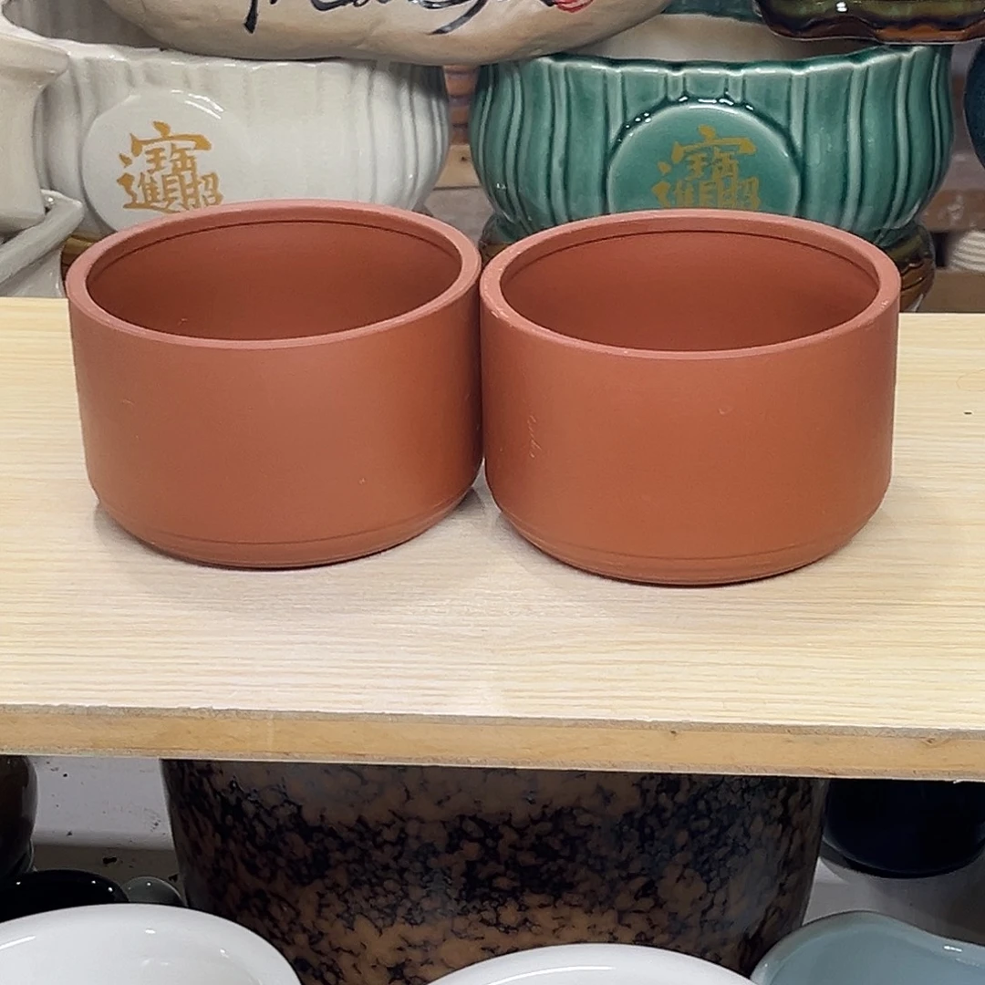 陶瓷绿植多肉微瑕花盆口径12*8.5无孔