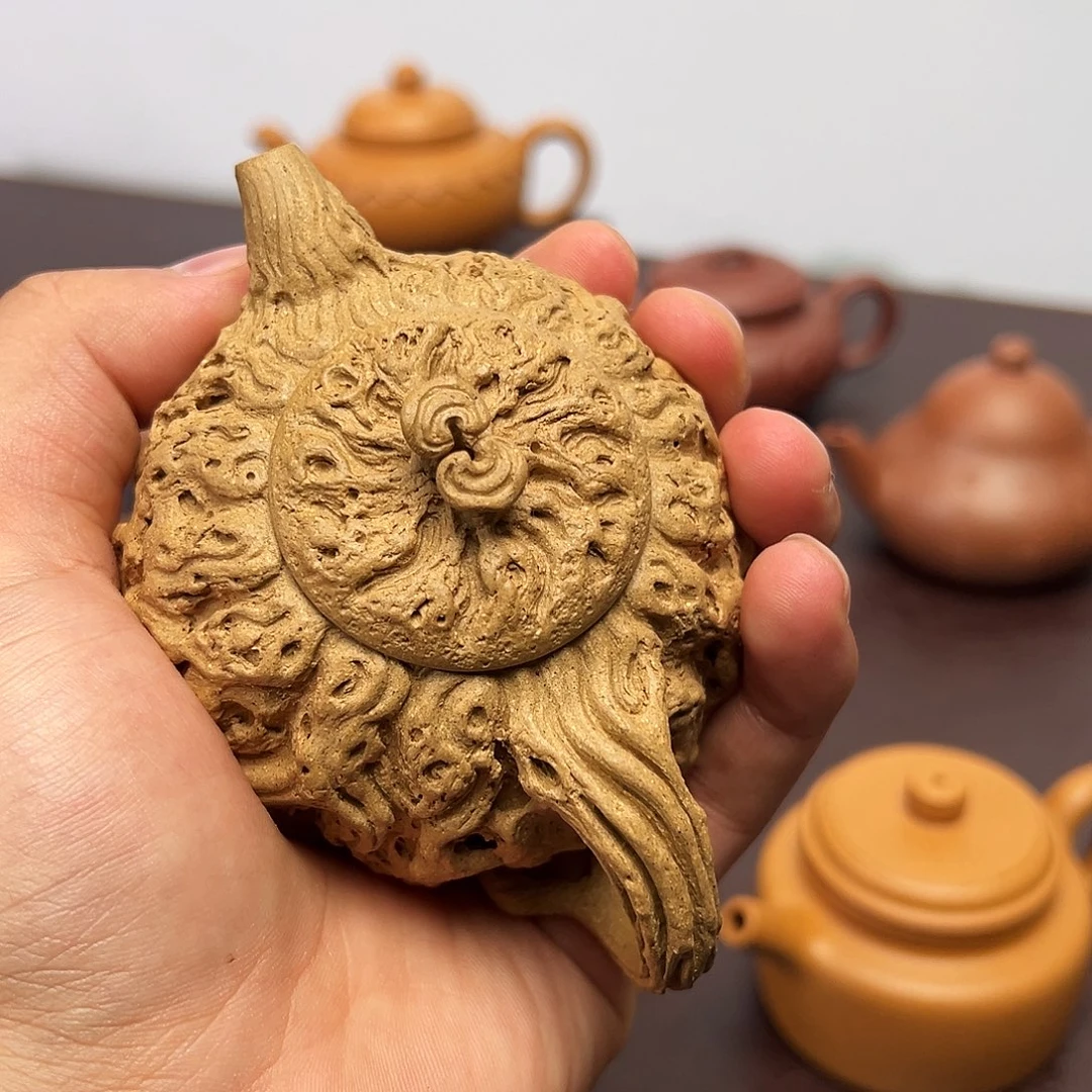 南***发茶壶紫砂全手工供春130cc