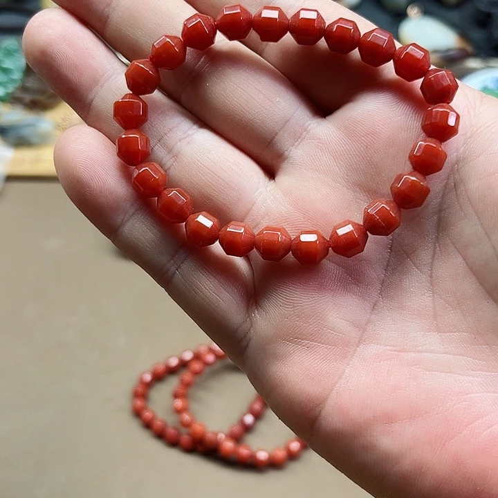 手链未镶嵌和田玉（糖玉）