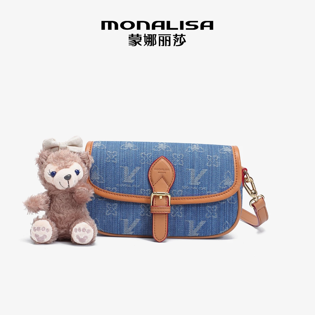 蒙娜丽莎「丹妮邮差」限定单肩斜挎包24120