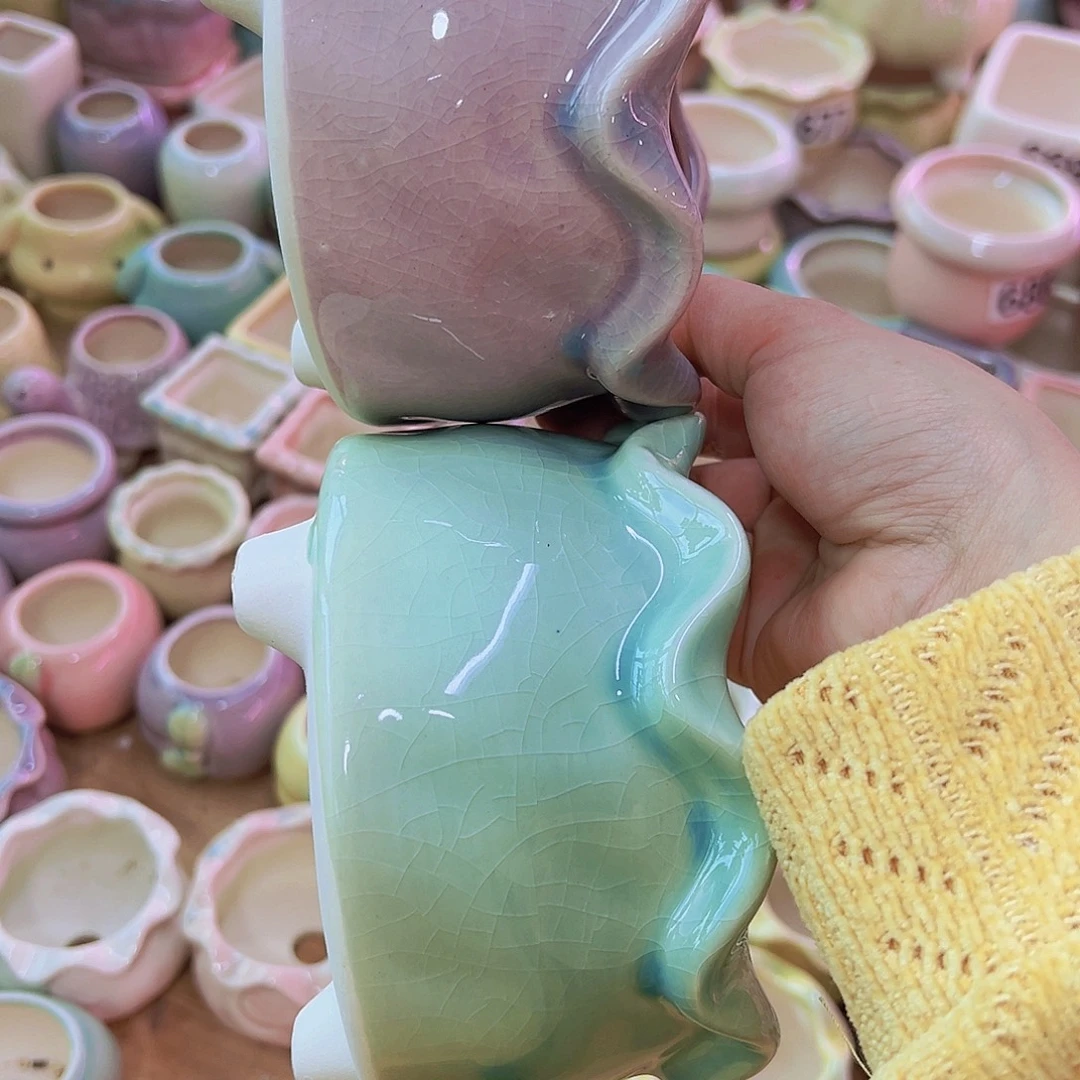 陶瓷花盆当场凑满12包邮